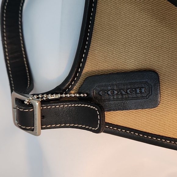 Coach Canvas Saddle Shoulder Bag - Picture 2 of 8